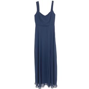 After Six Midnight Blue Dress Formal‎ Bridesmaid Evening Gown Size 6